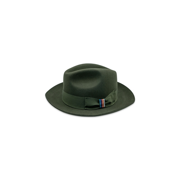 Paul Smith Men’s Olive Green Felt Hat - New - Size Medium - Picture 1 of 6